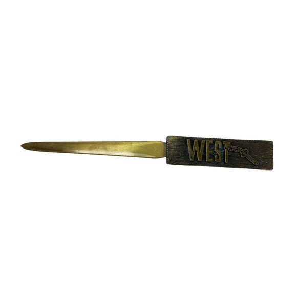 West Publishing Co. Brass Letter Opener Vintage - Picture 1 of 6